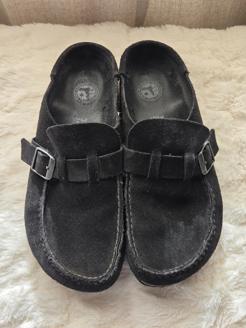 Birkenstock Buckley- Black Suede